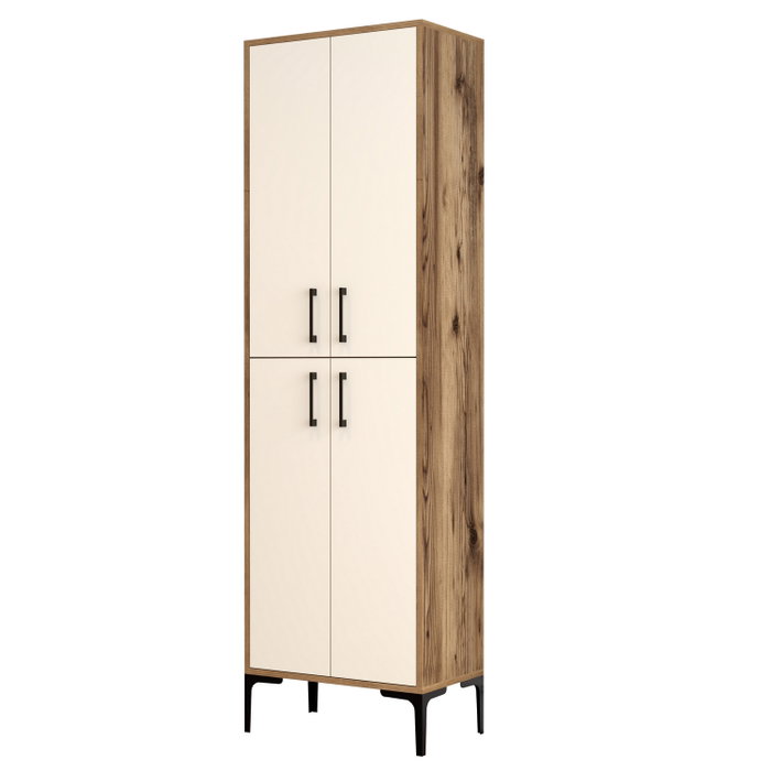 Hanah Home Zapatero Berlin A - Nogal y Crema Hanah Home Zapatero Berlin A - Nogal y Crema